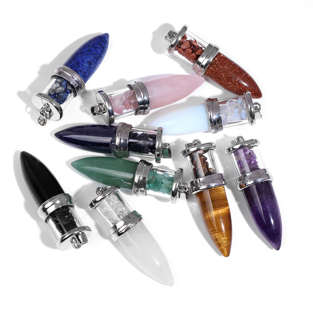 Liontin Batu ทรงกระสุนสำหรับผู - Men'S Fashion Necklaces บทวิจารณ์และราคา