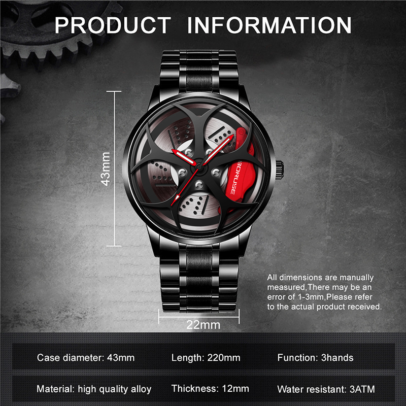 นาฬิกาติดล้อแฟชั่นสำหรับผู้ชาย - Men'S Fashion Hub บทวิจารณ์และราคา