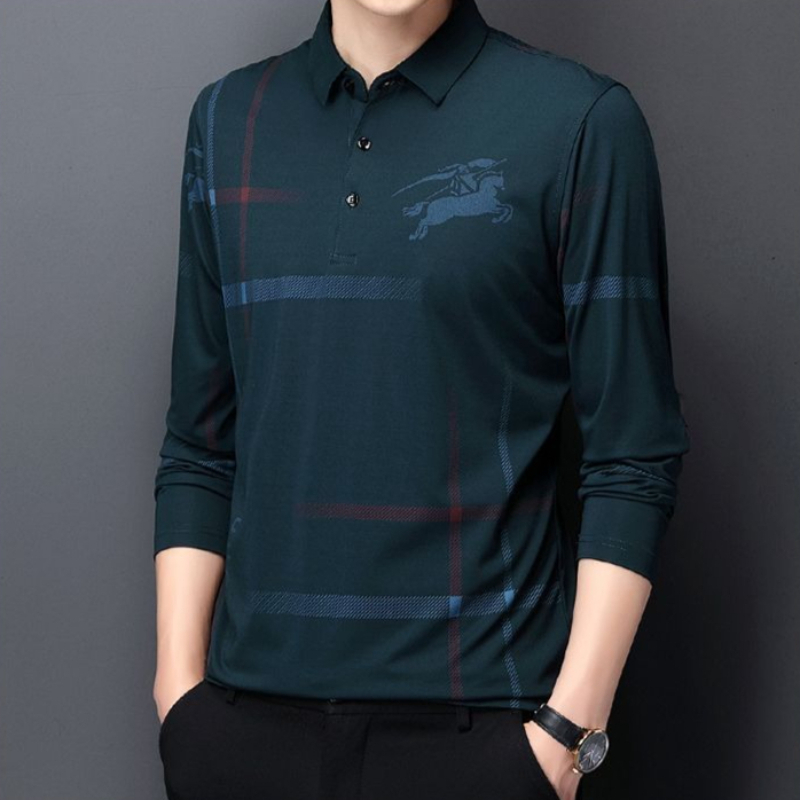เสื้อโปโลแขนยาวผู้ชายสำหรับฤดู - Men'S Fashion Polo บทวิจารณ์และราคา