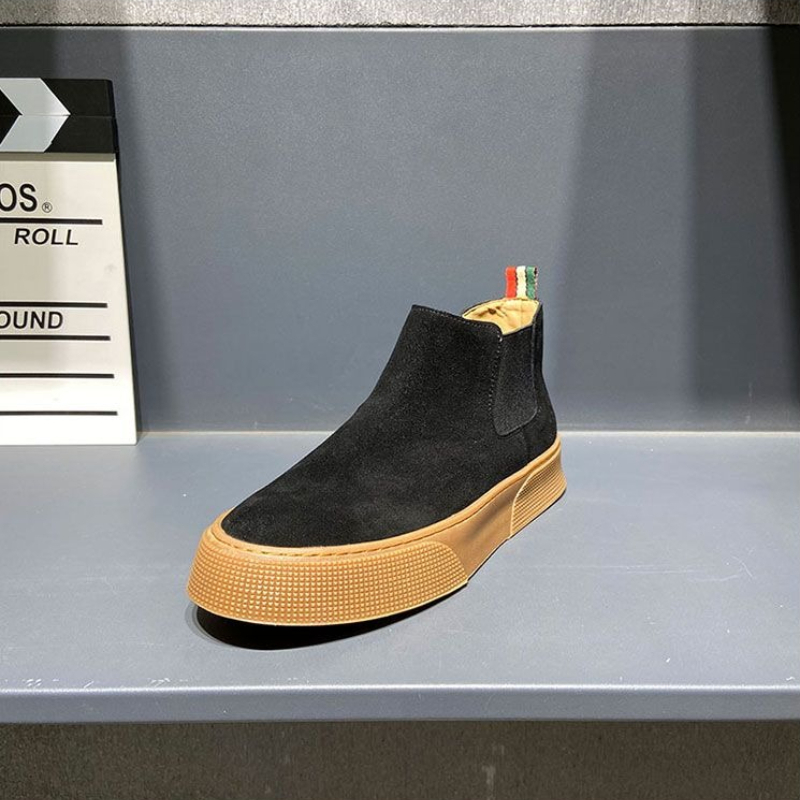 รองเท้าบูทเชลซีผู้ชายสำหรับฤดู - Men Fashion Korean Style บทวิจารณ์และราคา