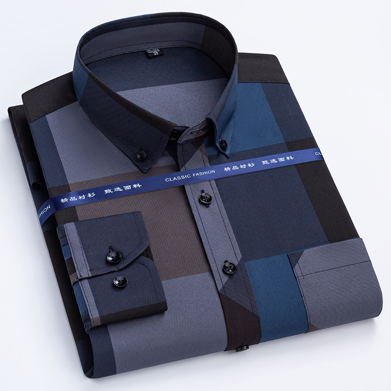ชายเสื้อฤดูใบไม้ผลิฤดูใบไม้ร่ว - Dress Shirt Non-Iron บทวิจารณ์และราคา