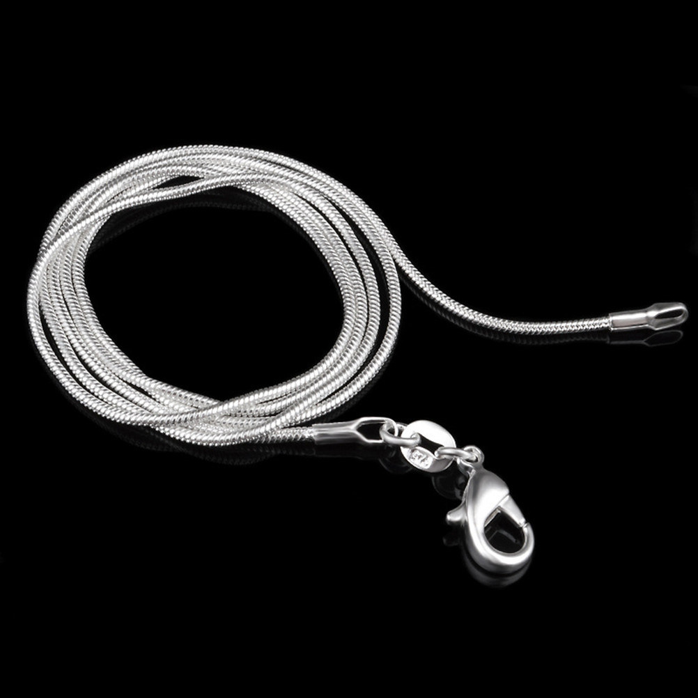 สร้อยคอโซ่ลายงู ชุบเงิน 31 นิ้ - Men'S Fashion Necklaces บทวิจารณ์และราคา