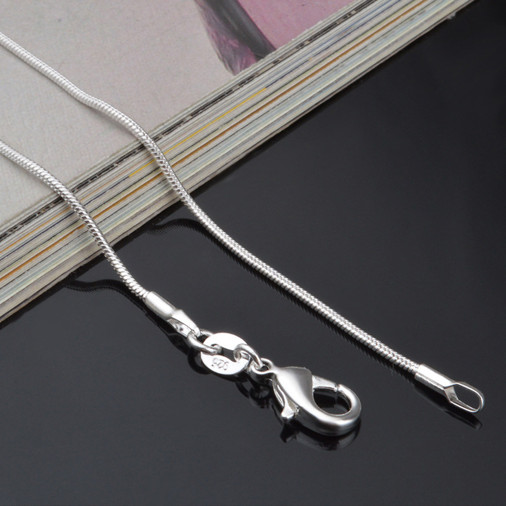 สร้อยคอโซ่ลายงู ชุบเงิน 31 นิ้ - Men'S Fashion Necklaces บทวิจารณ์และราคา