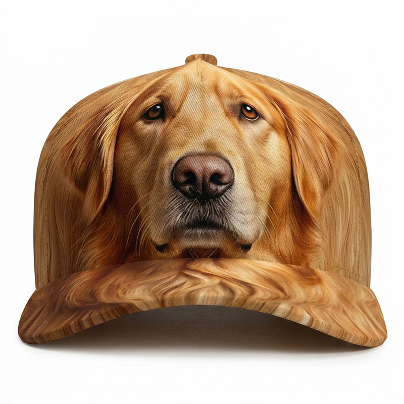 หมวกเบสบอลลายสุนัขพันธุ์โกลเด้ - Trucker Hat Cap บทวิจารณ์และราคา